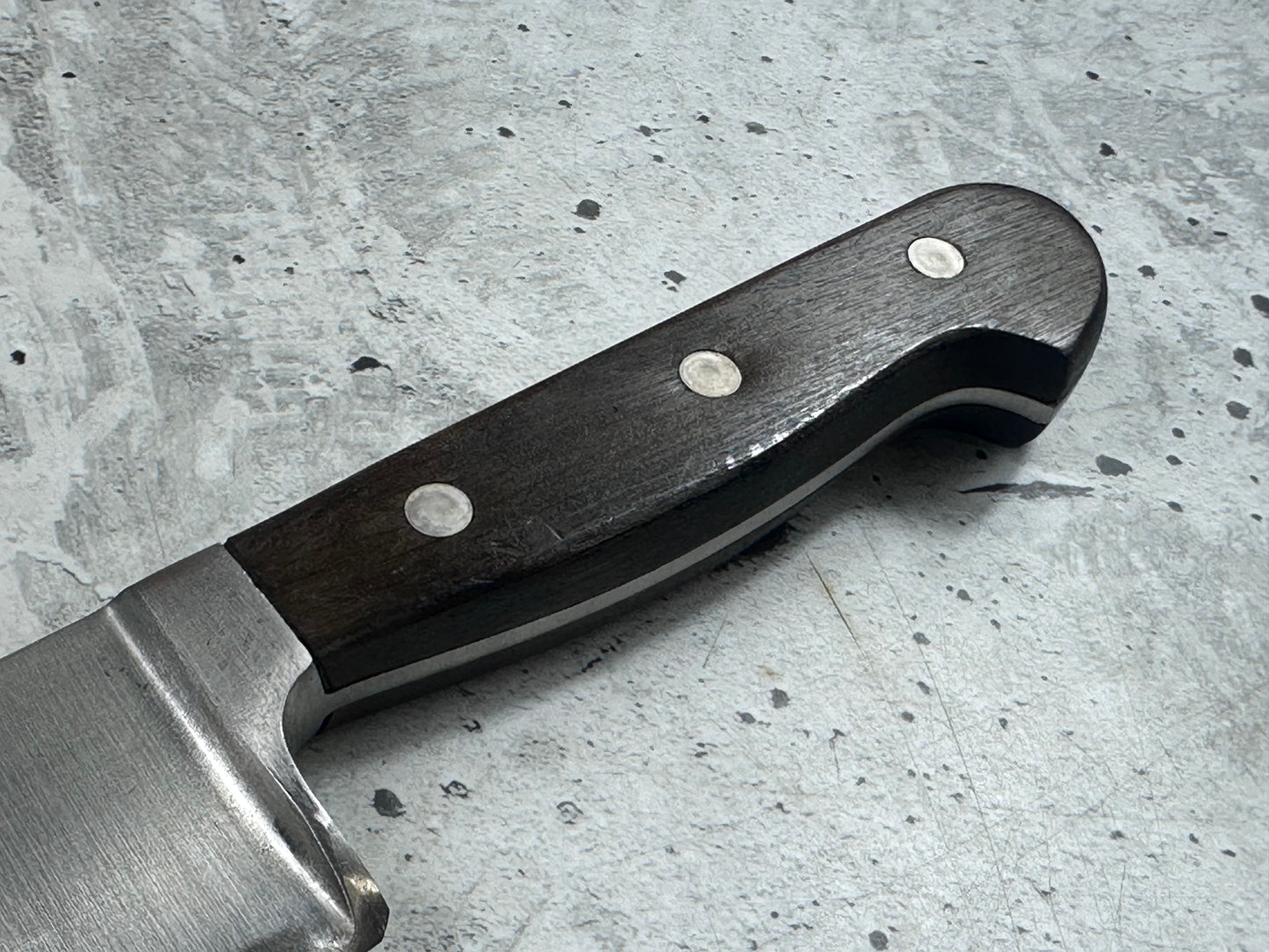 Vintage J. A. Henckels Friodur Chef Knife 210mm High Carbon Steel Made in Germany 2114