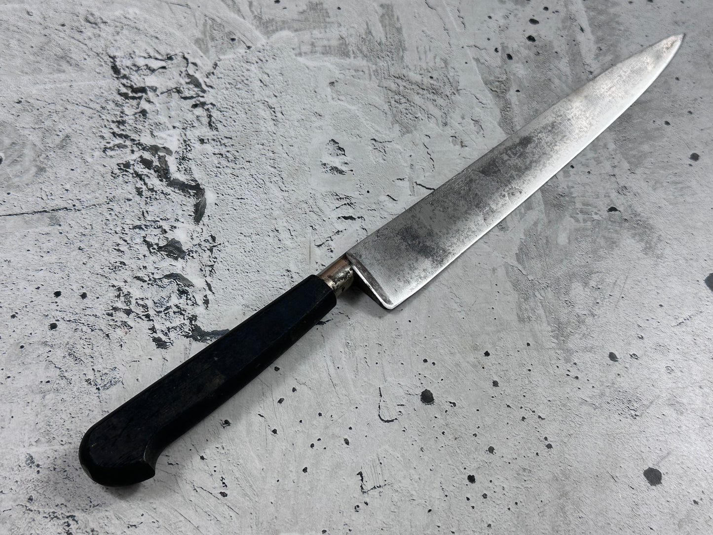 Vintage Sabatier Nogent Flexible Slicing Knife 200mm Carbon Steel 2181