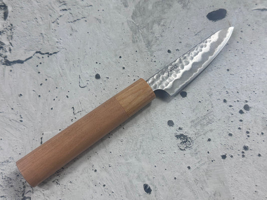 Tsunehisa Shiro White Steel & Stainless Clad Petty Knife 80mm - Made in Japan