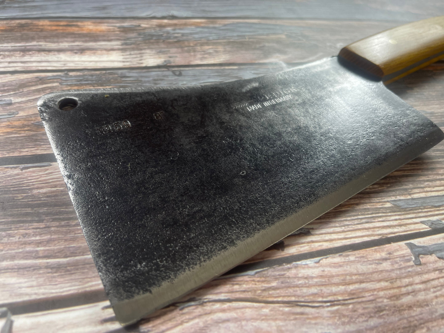 Premium Vintage F. Dick Butcher Cleaver Knife 200mm Carbon Steel 🇩🇪
