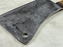 Load image into Gallery viewer, Vintage L.&amp; I. J. White Butcher Cleaver Knife 230mm Carbon Steel Blade Made in USA 1922