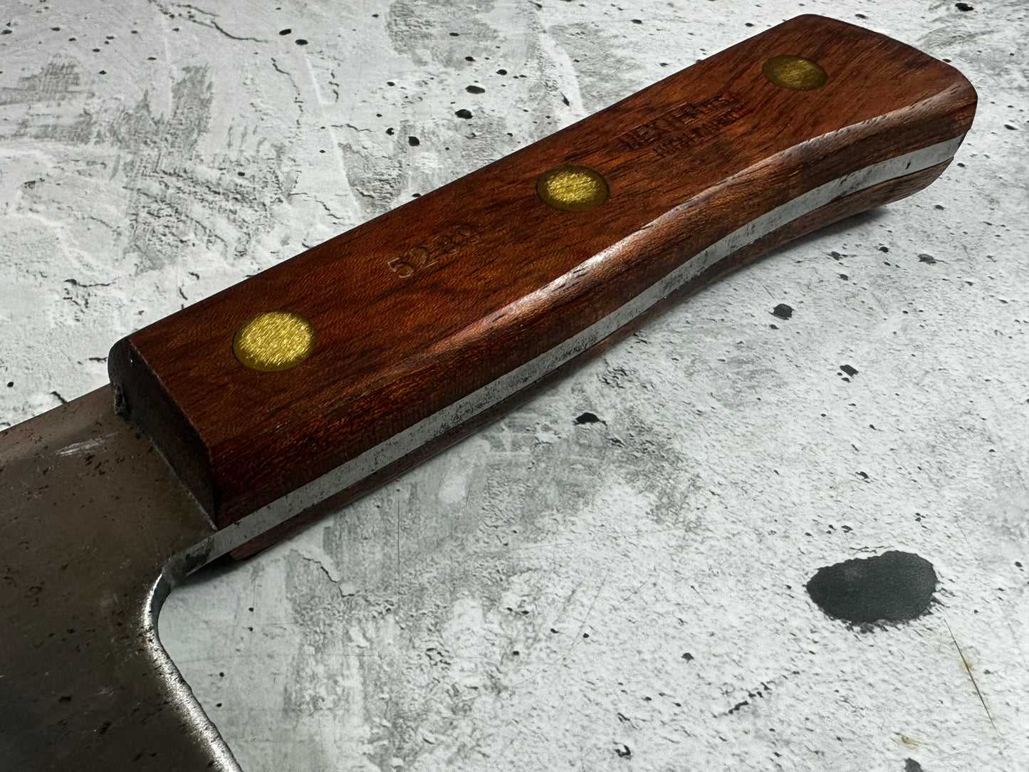 Vintage Dexter Butcher Cleaver 5289 Knife 230mm High Carbon Steel Blade Made in USA 🇺🇸 1995