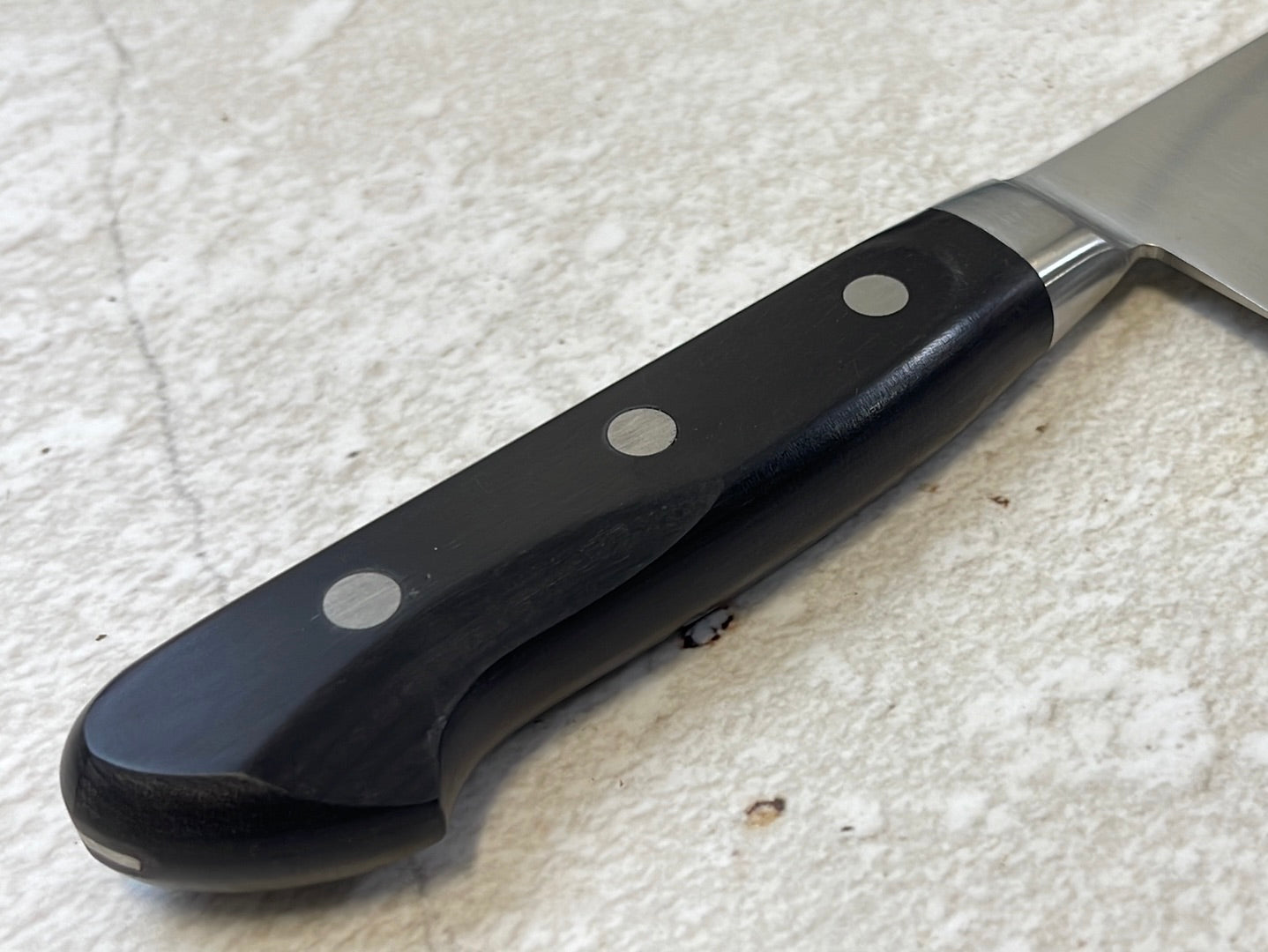 Tsunehisa VG1 Santoku Knife 165mm  Black Pakkawood Handle - Made in Japan 🇯🇵