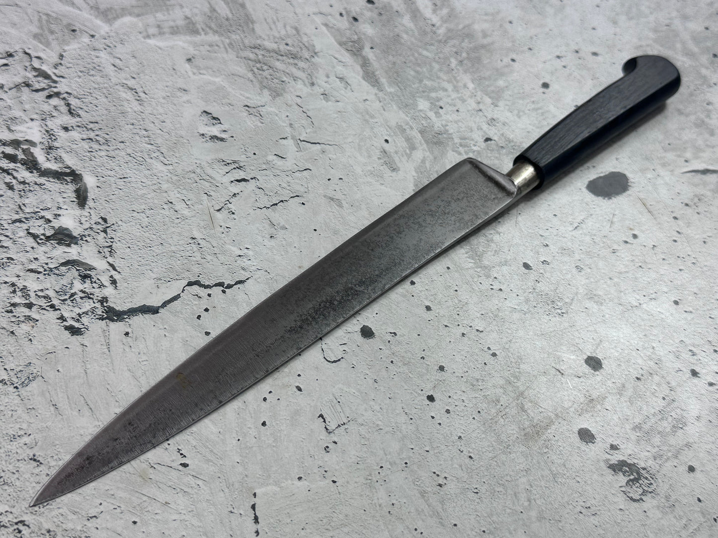 Vintage Sabatier Nogent Flexible Slicing Knife 200mm Carbon Steel 2180
