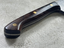 Load image into Gallery viewer, Keskin Migaki Full Tang Gyuto 210mm m Rosewwod &amp; Learher sheath