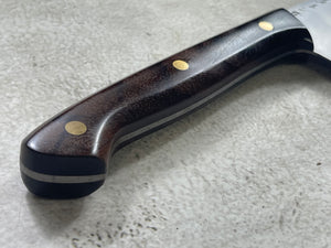 Keskin Migaki Full Tang Gyuto 210mm m Rosewwod & Learher sheath