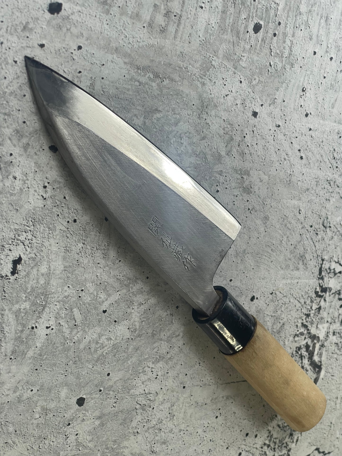 Vintage Japanese Deba Knife 150mm Made in Japan 🇯🇵 Carbon Steel 1754