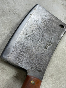 Vintage Seelbach Butcher Cleaver Knife 200mm Carbon Steel Blade Made in Germany 🇩🇪 1944