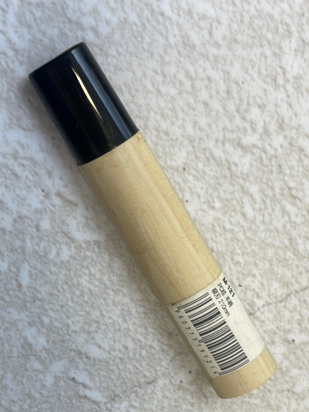 Japanese Tojiro Magnolia Handle with Black Ferrule D Shape