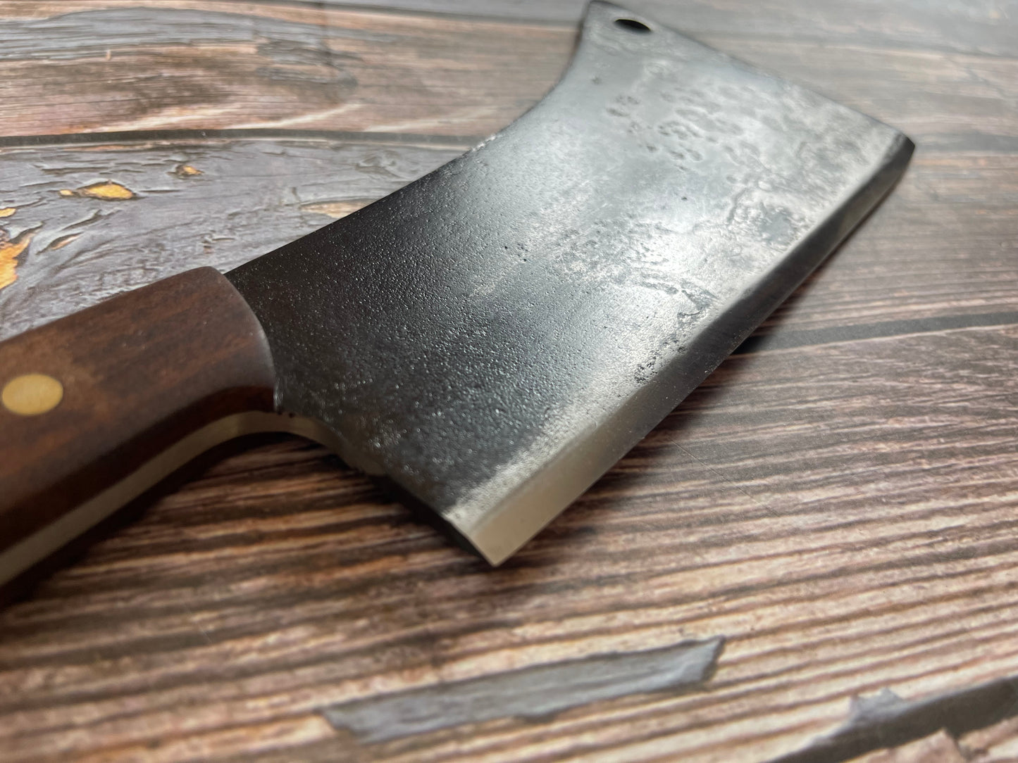 Premium Vintage Butcher Cleaver Knife 200mm Carbon Steel