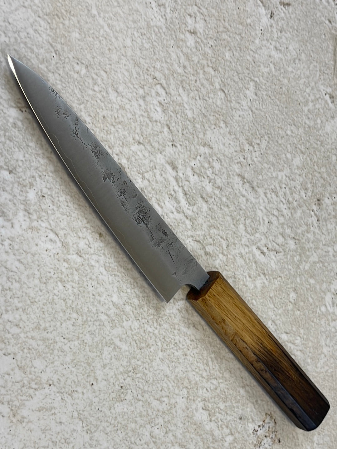Tsunehisa SLD Washiji KOY Petty Knife 135mm - Made in Japan 🇯🇵 Oak Yaki Handle