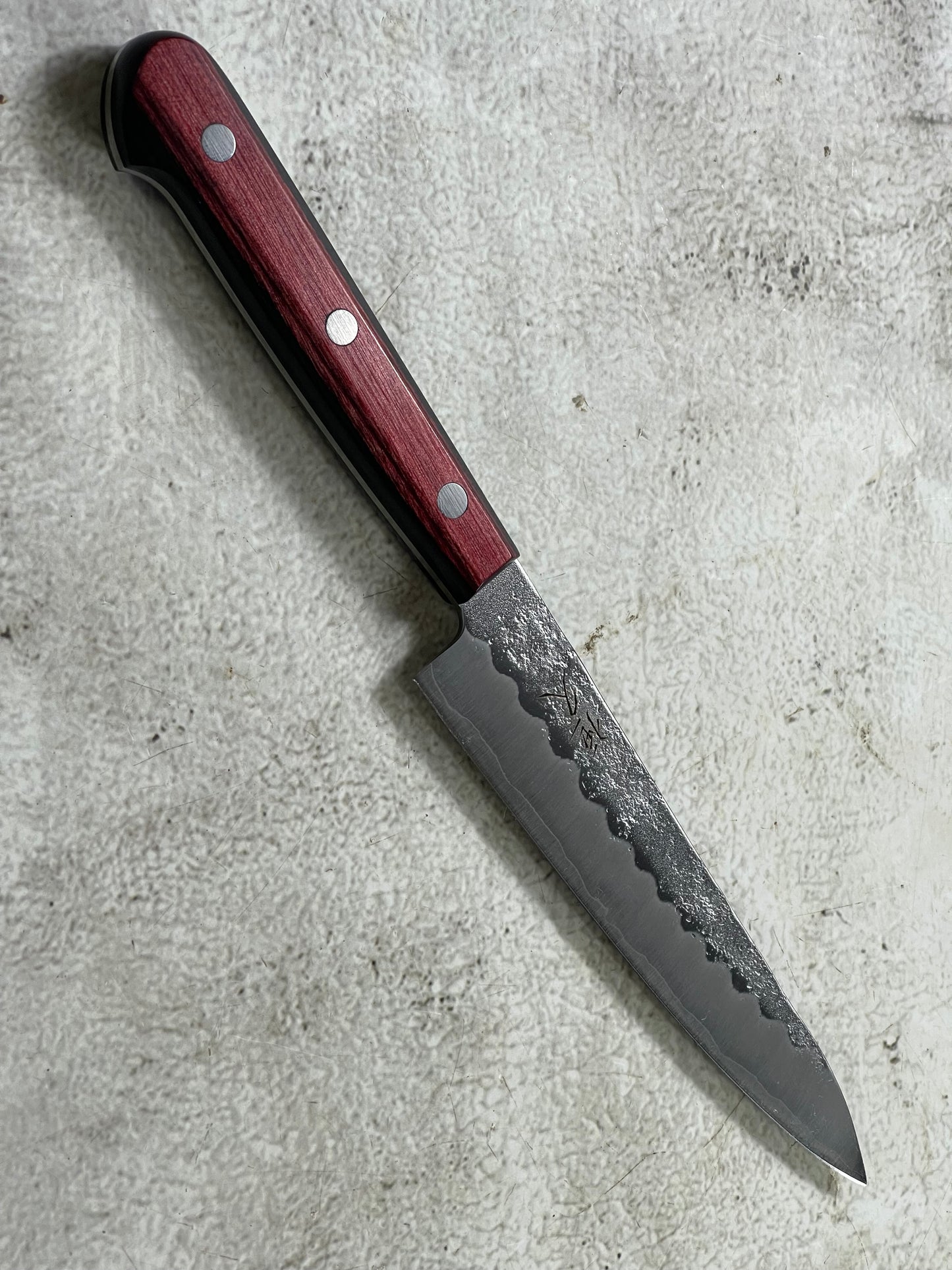 Tsunehisa G3 Nashiji Red Petty 135mm - Made in Japan 🇯🇵