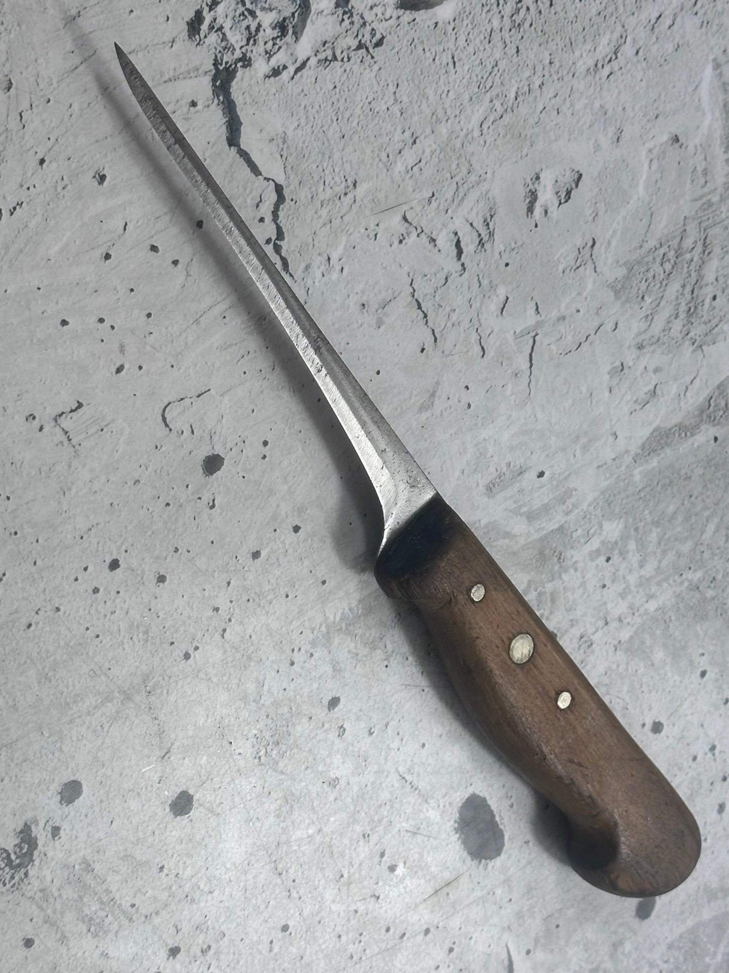 Vintage Gustav Emil Ern Boning Knife 120mm Carbon Steel Made in Germany 2126