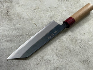 Muneishi Aogami 2 Iron Clad Kiritsuke 180mm Kurouchi Finish
