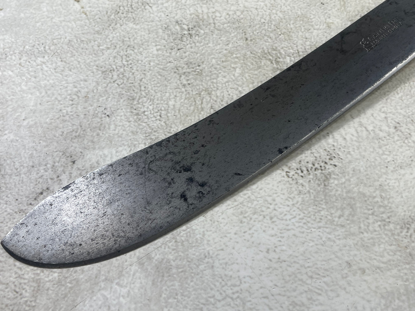 Vintage Gustav Emil Ern Butcher Machete Knife 300mm Made in Germany 🇩🇪 Cabon steel 1911