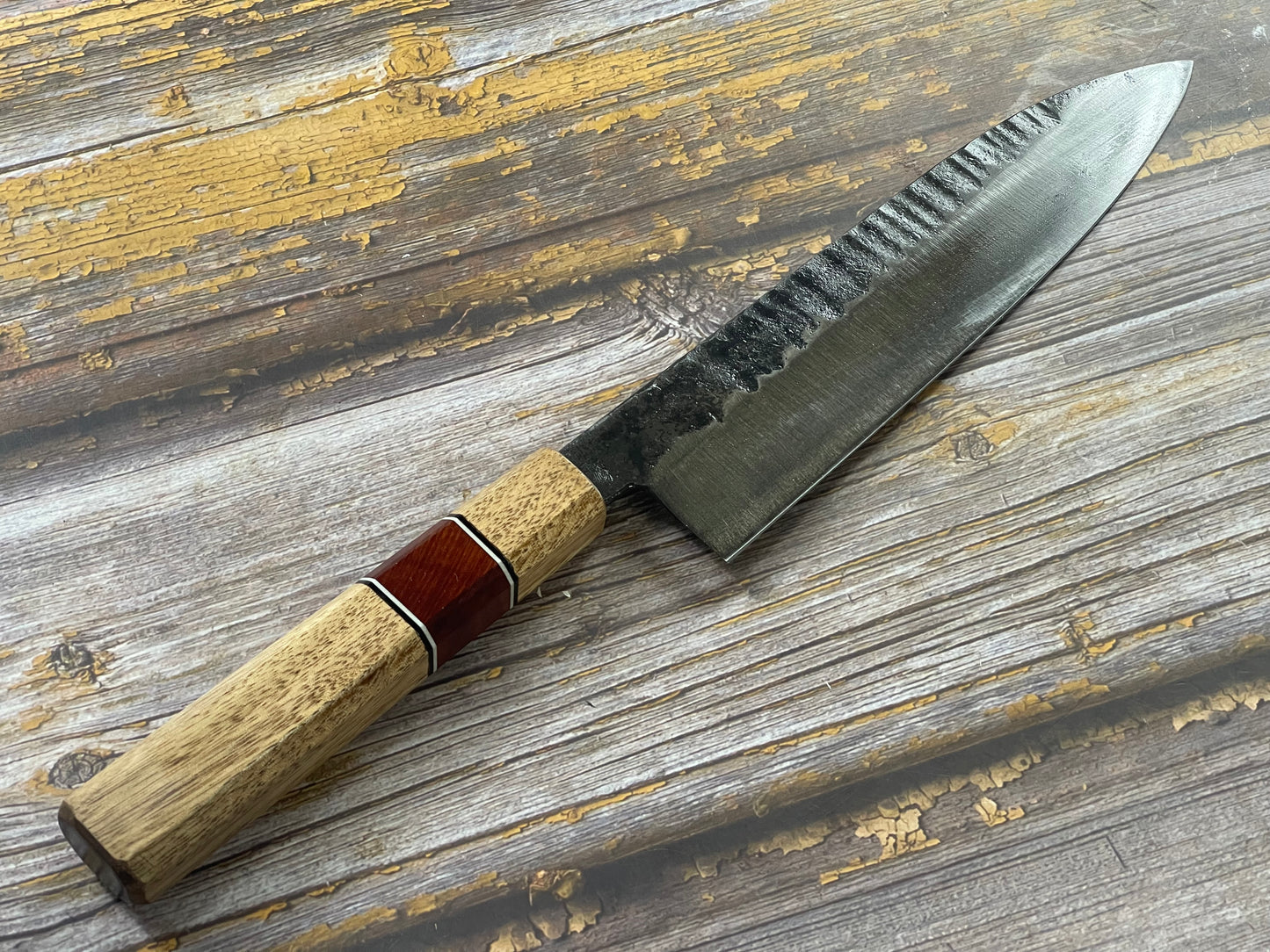 HG Blade Gyuto Knife 210mm Kurouchi Finish 1084 High Carbon Steel (2025)