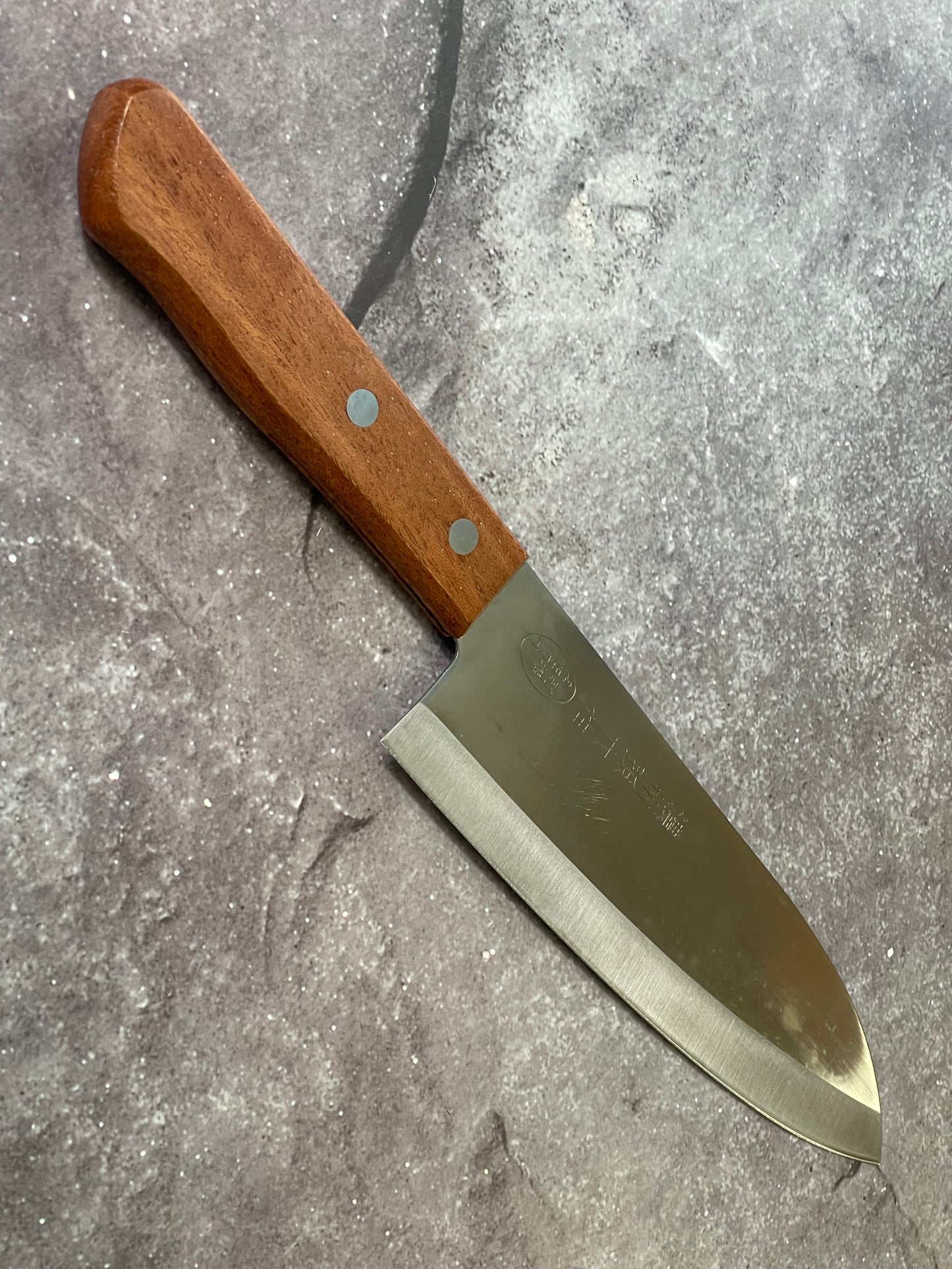 Vintage Japanese Santoku Knife 170mm Made in Japan 🇯🇵 1657