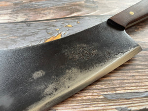 Premium Vintage Butcher Cleaver Knife 200mm Carbon Steel
