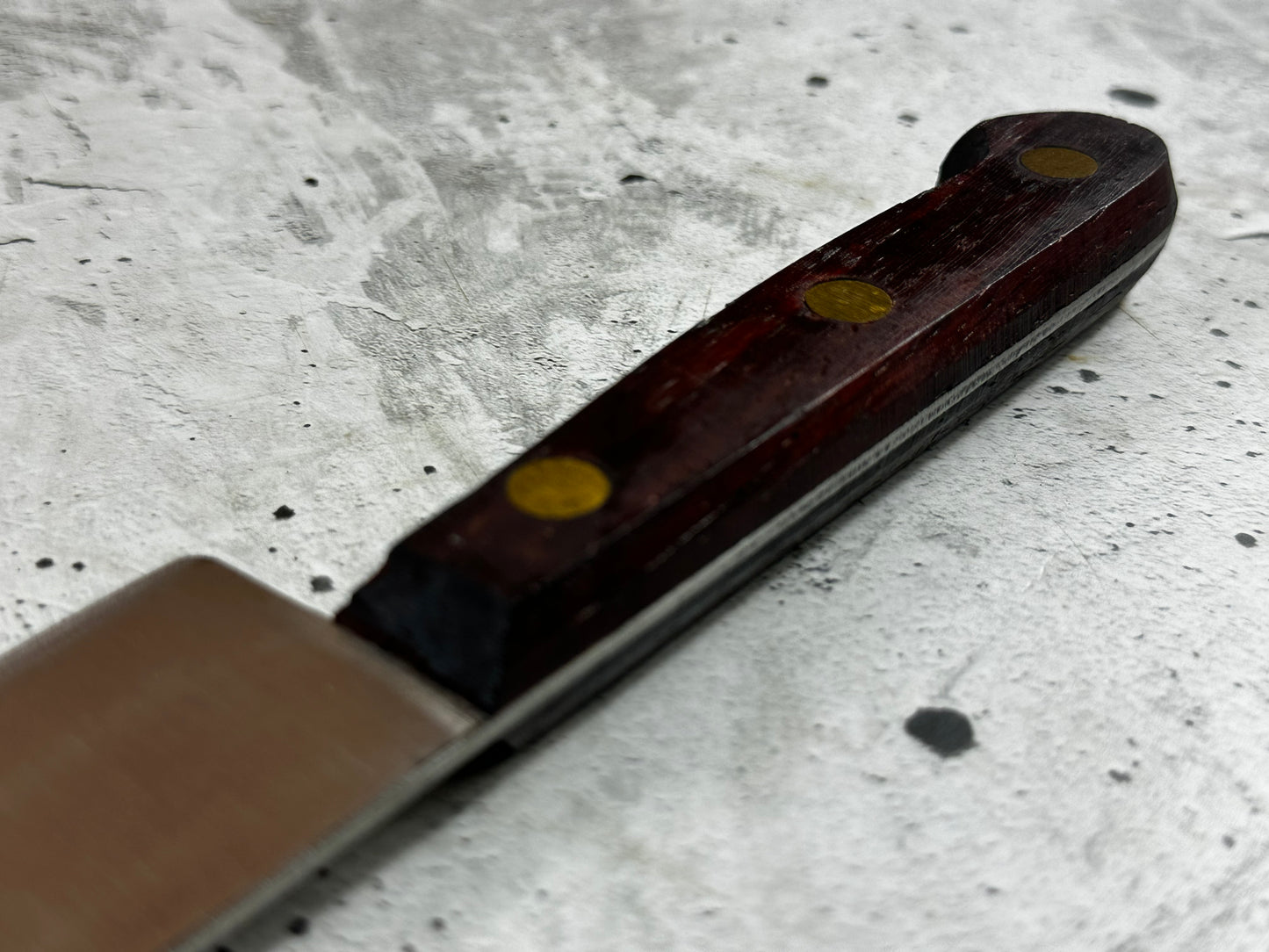 Vintage French Chef Knife 200mm High Carbon Steel Made in France 2034