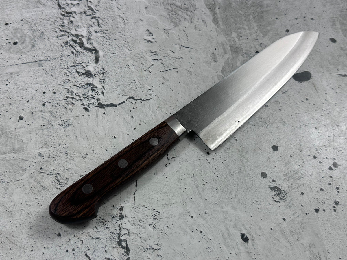 Vintage Sakai Sajiya Isshin Gyuto Knife 180mm Stainless Steel 2162