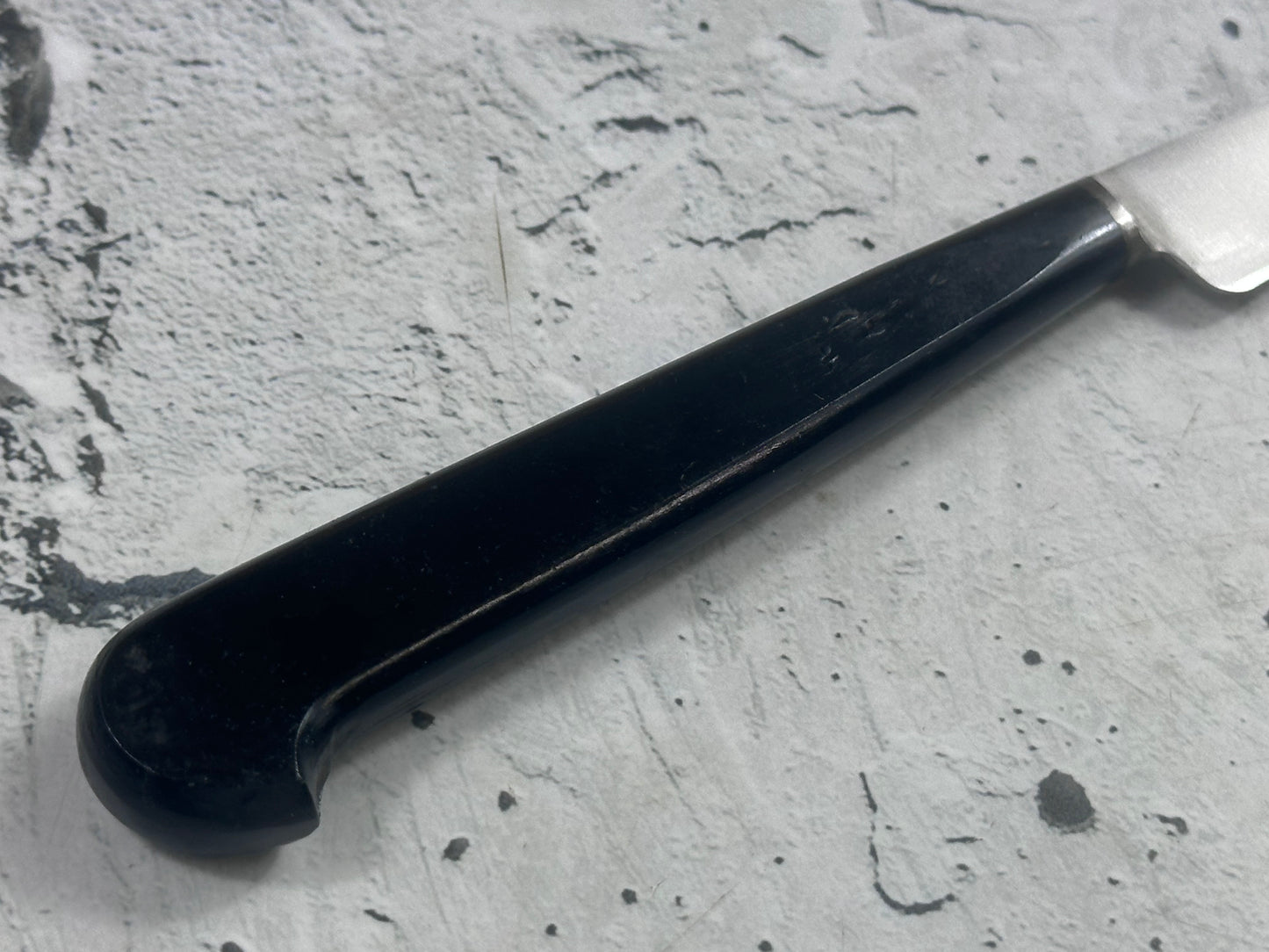 Vintage French Nogent Style Paring Knife 70mm Inox Steel POM Handle 2201