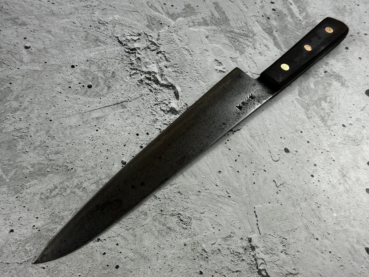 Vintage Masakane SK Carbon Steel Gyuto Knife 240mm 2329
