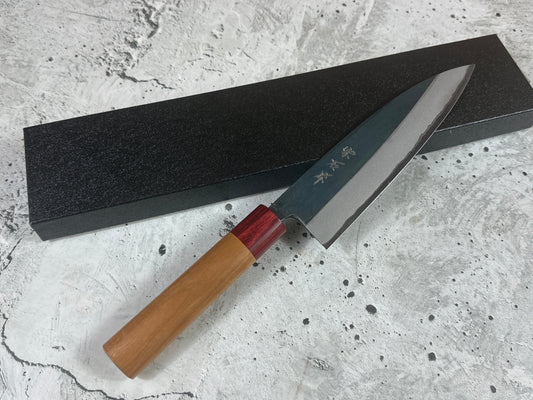 Muneishi Aogami 2 Iron Clad Gyuto 210mm Kurouchi Finish