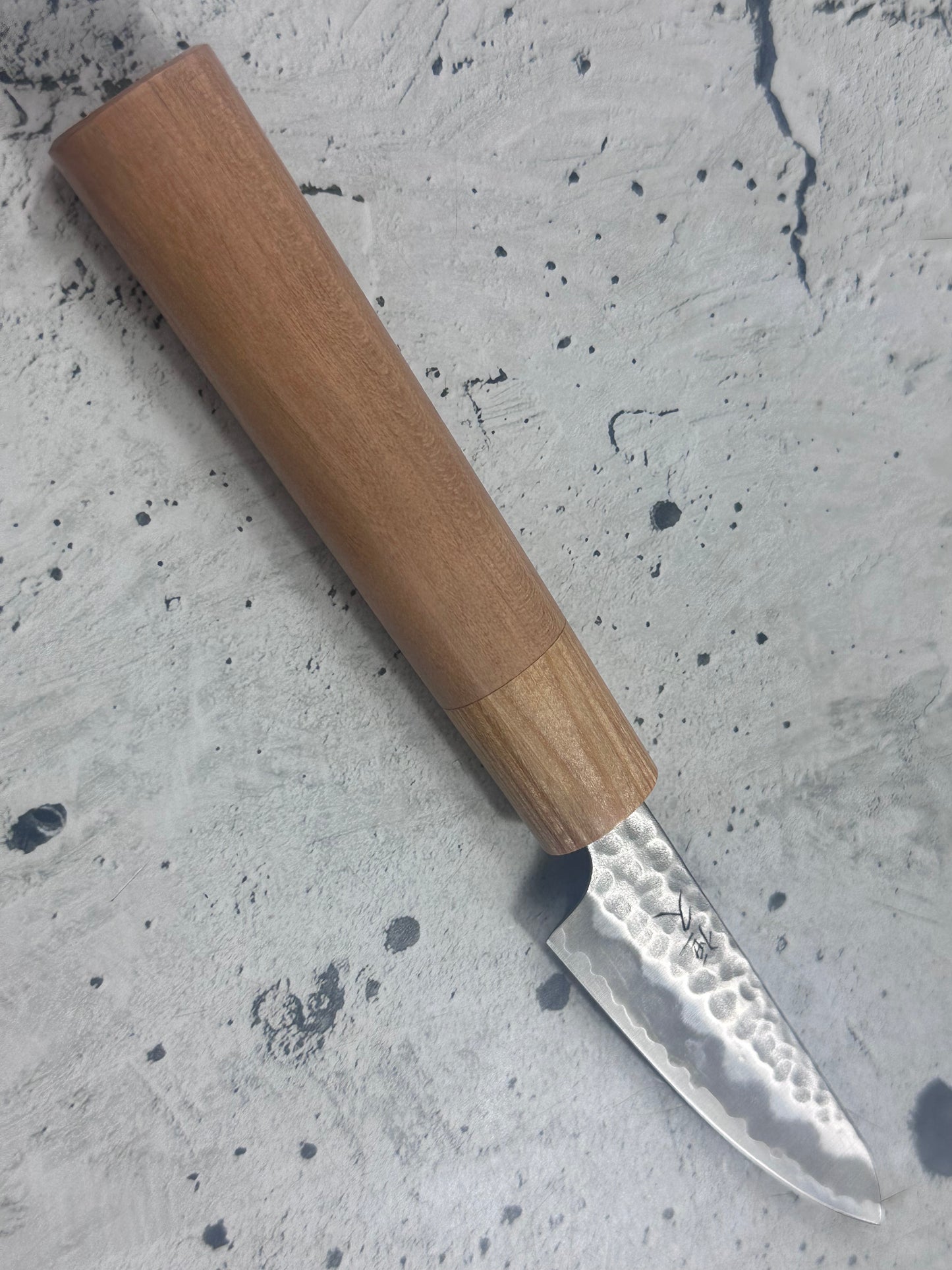 Tsunehisa Shiro White Steel & Stainless Clad Petty Knife 80mm - Made in Japan