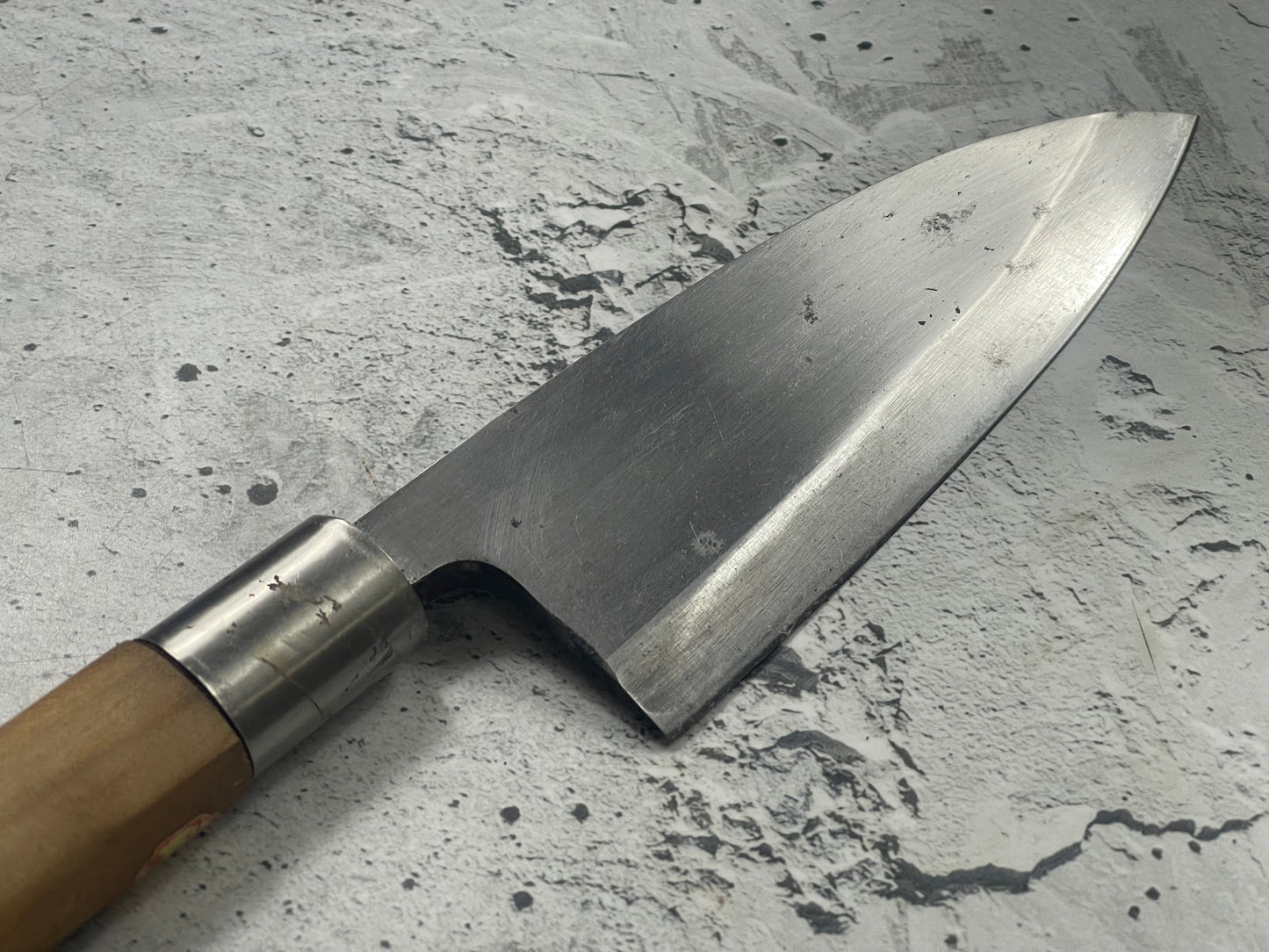 Vintage Japanese Deba Knife 150mm Made in Japan 🇯🇵 Carbon Steel 1753