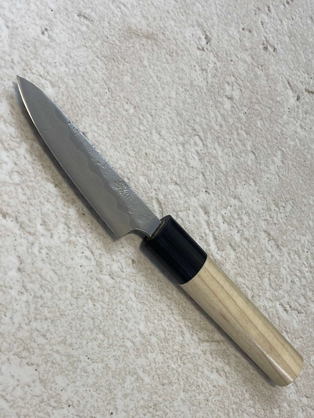 Tsunehisa G3 Nashiji HBC Petty 80mm - Made in Japan 🇯🇵 Magnolia Oval Wa Handle
