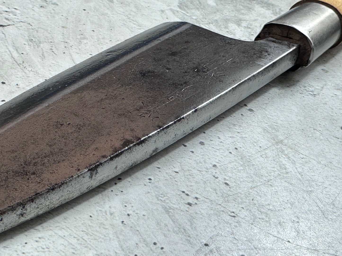Vintage Sakai Soichi Deba Knife 160mm Carbon Steel 2143