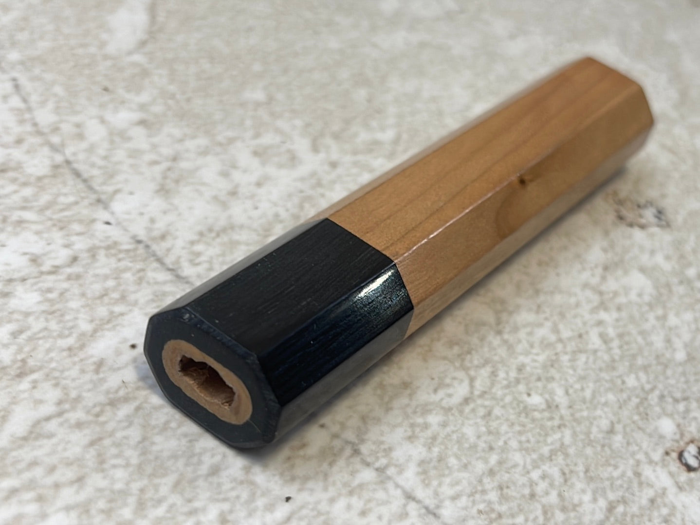 Japanese Handle Cherry Black with Shitan Bolster Octagon Shape