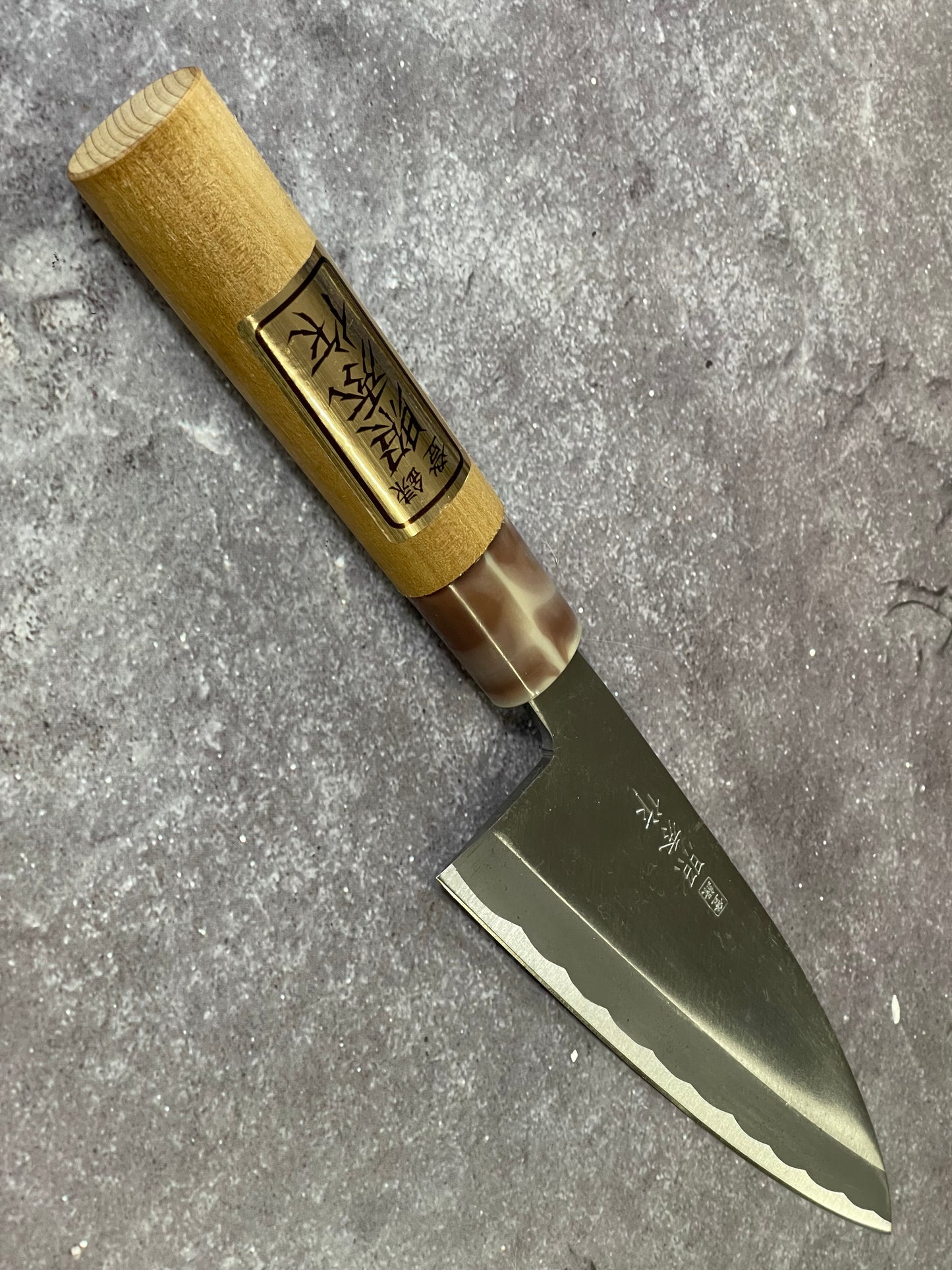 Vintage Japanese Deba Knife 150mm Made in Japan 🇯🇵 Carbon Steel 1660