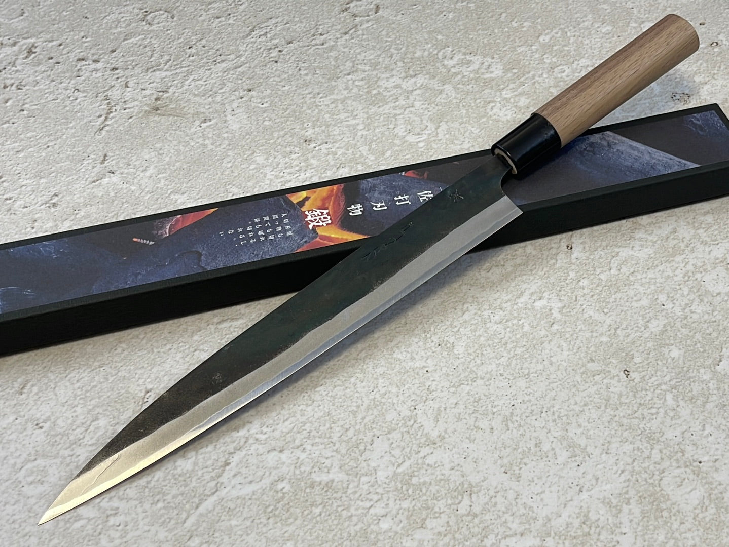 Zakuri Aokami Steel Kuro Yanagiba Knife 270mm - Made in Tosa 🇯🇵 Japan