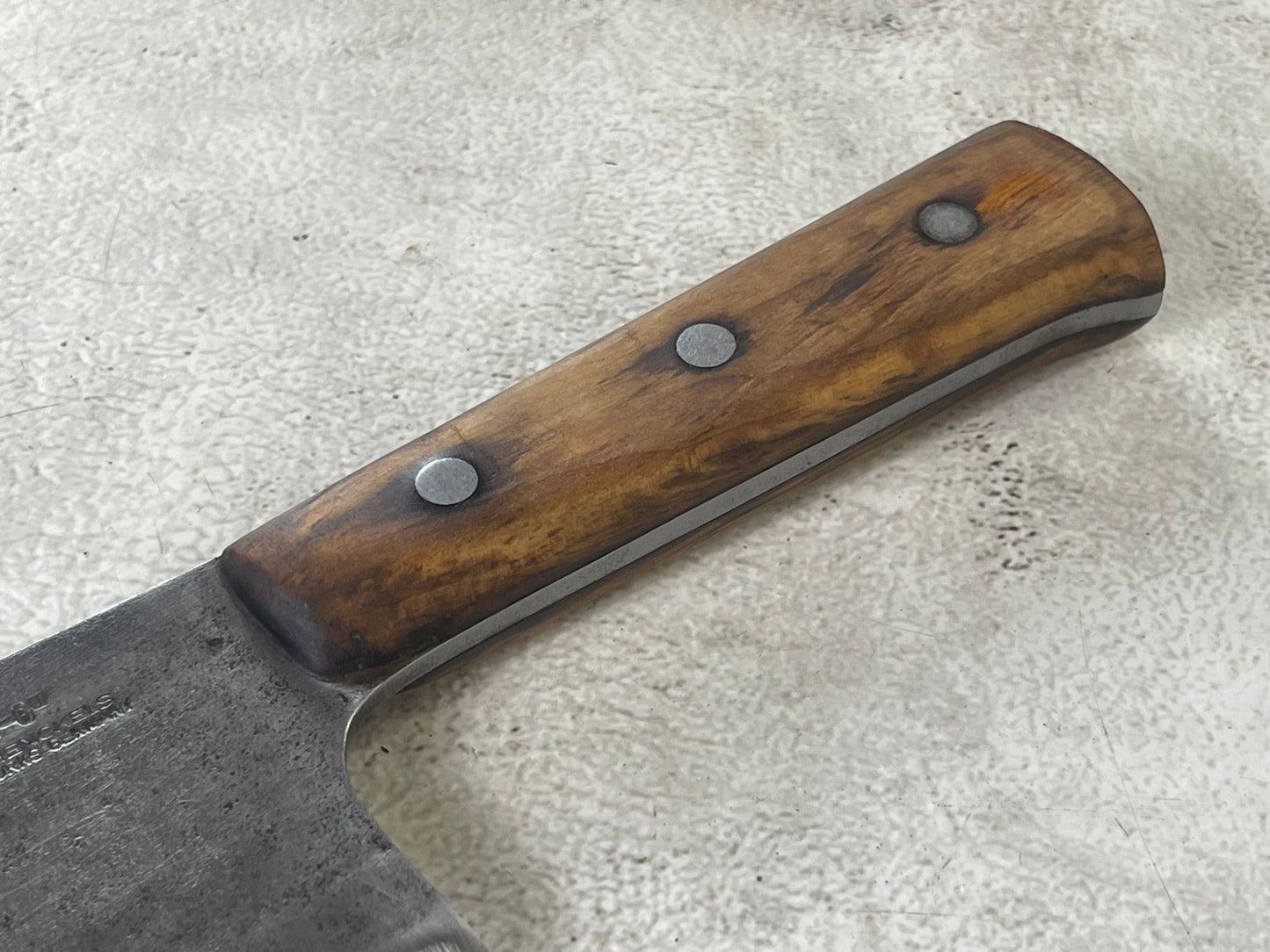 Vintage J. A. Henckles Twinworks Small Cleaver Knife 15cm Carbon Stell Made in German 🇩🇪 1898