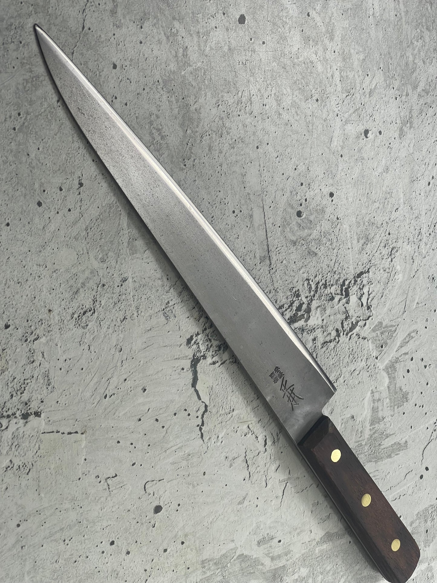 Vintage Masamoto Sujihiki Knife 250mm Carbon Steel Made in Japan 🇯🇵 1713