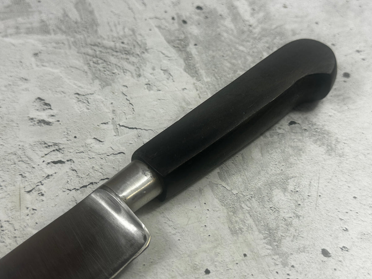 Vintage French Sabatier Nogent Style Slicing  Knife 240mm High Carbon Steel Wood Handle  2272