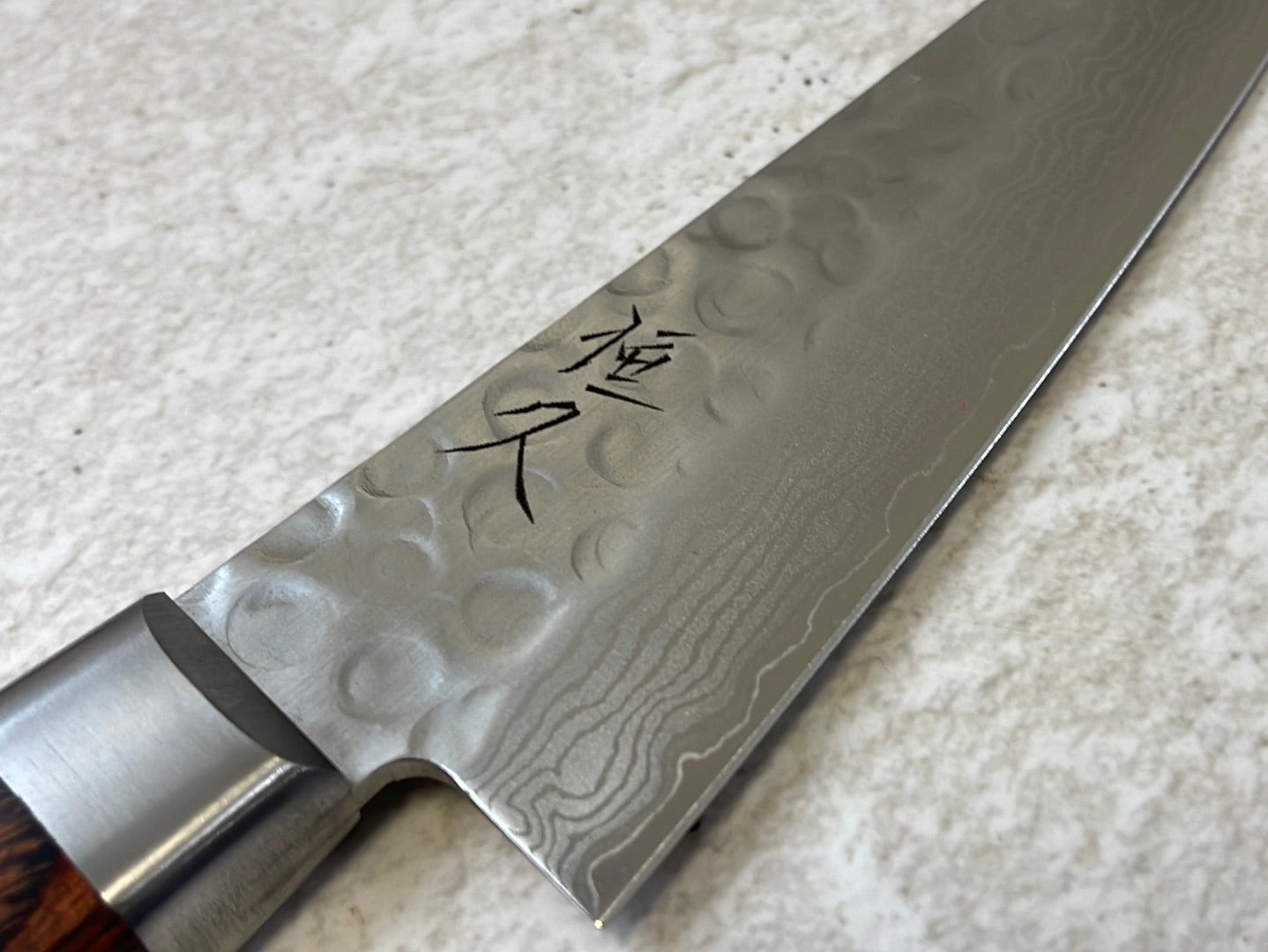 Tsunehisa VG10 Brown Pakka Honesuki Knife 150mm - Made in Japan 🇯🇵