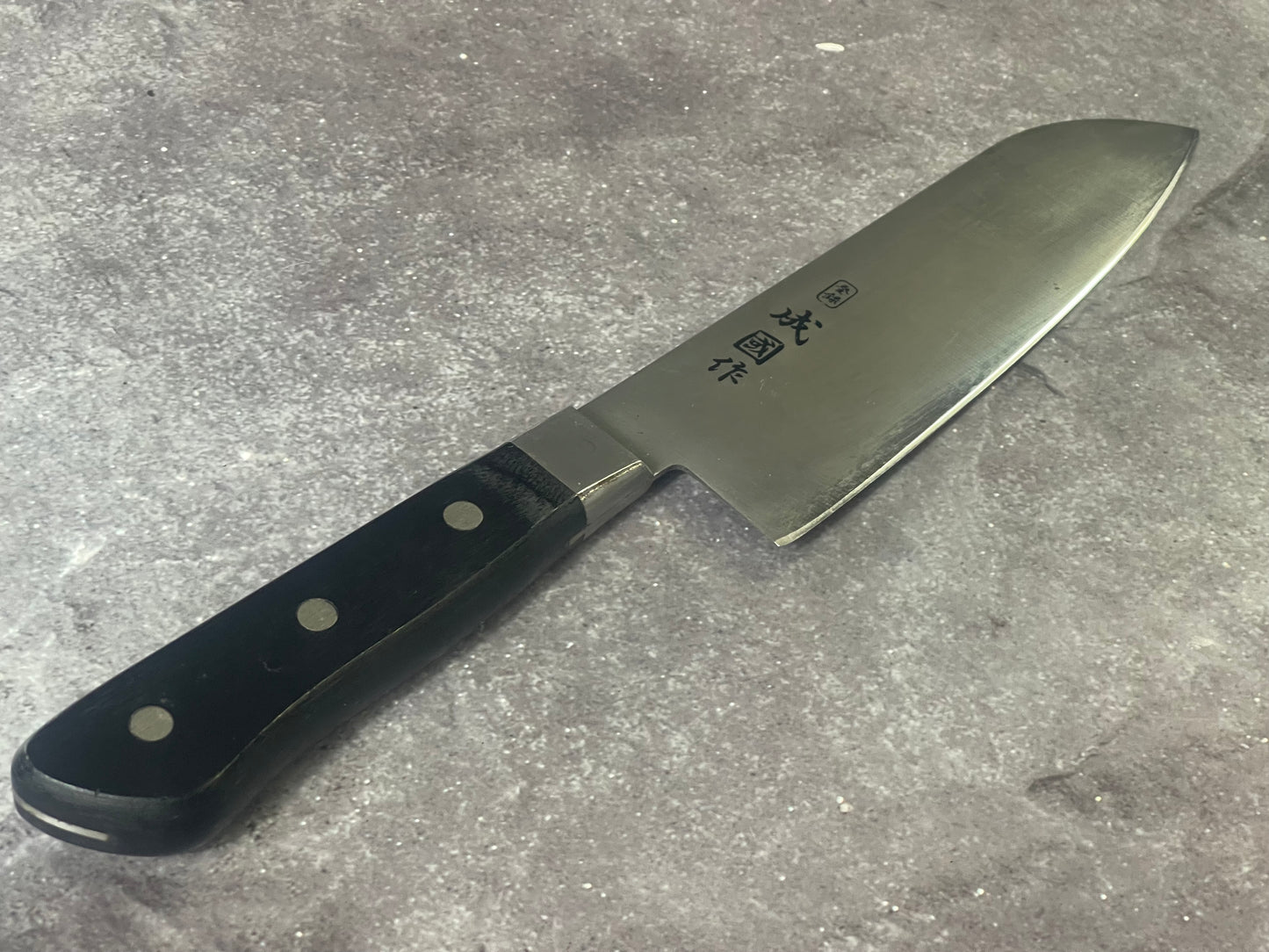 Vintage Japanese Santoku Knife 170mm Made in Japan 🇯🇵 1653