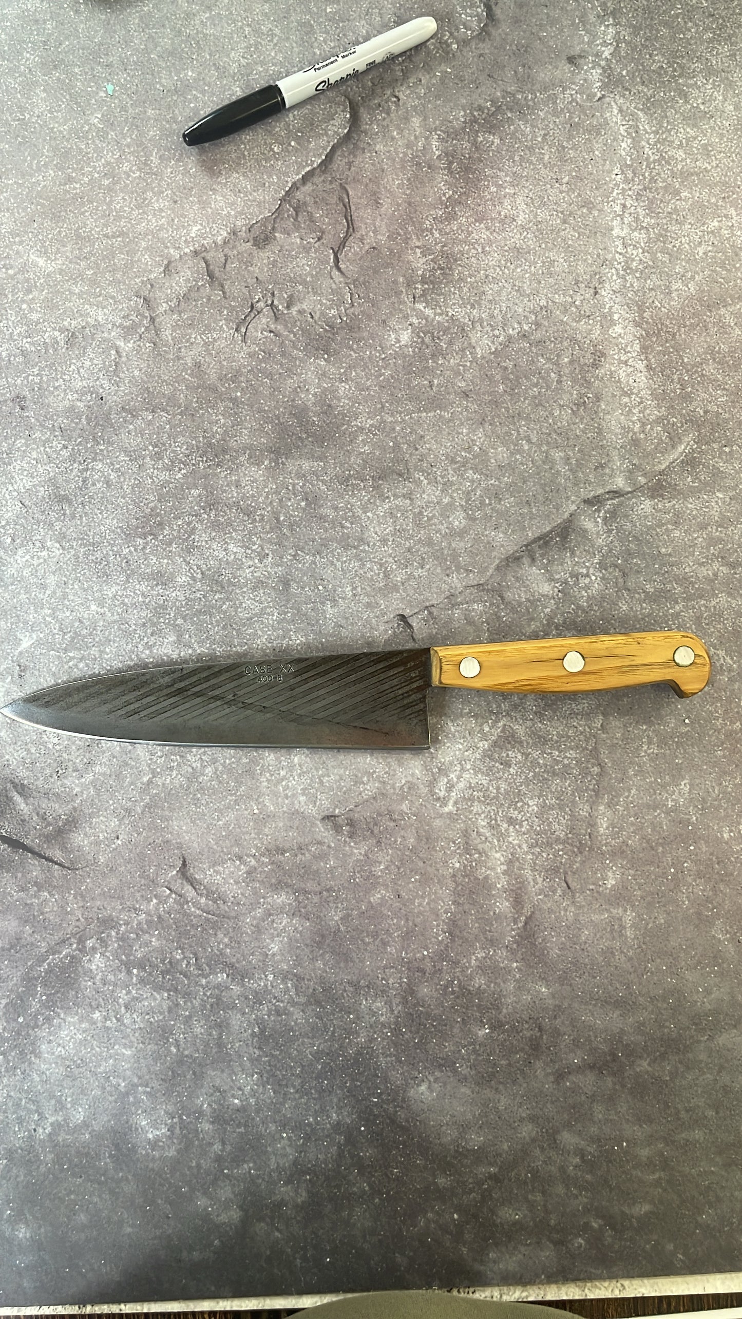 Vintage Case XX Chef Knife 200mm - Carbon Steel Made In USA 🇺🇸 1629