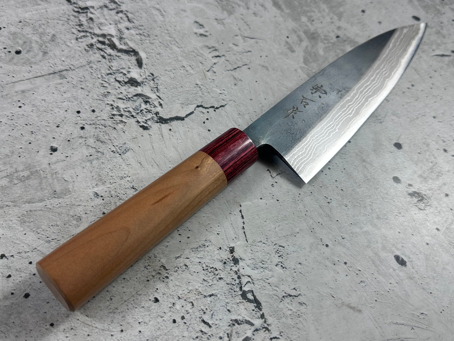 Muneishi Aogami Damascus Gyuto 210mm