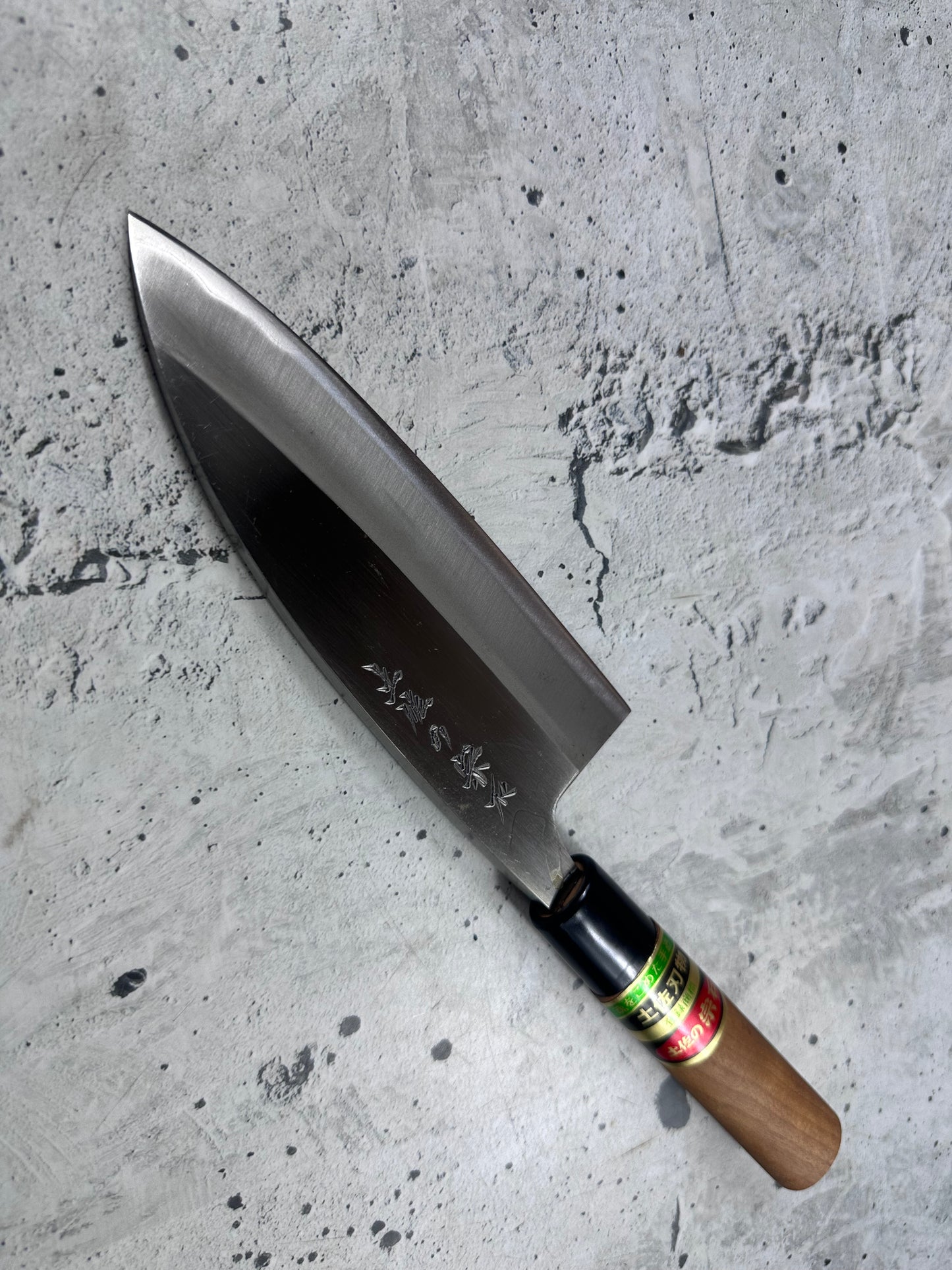Vintage Tosa Kanetsugu Deba Knife 170mm Carbon Steel 2163