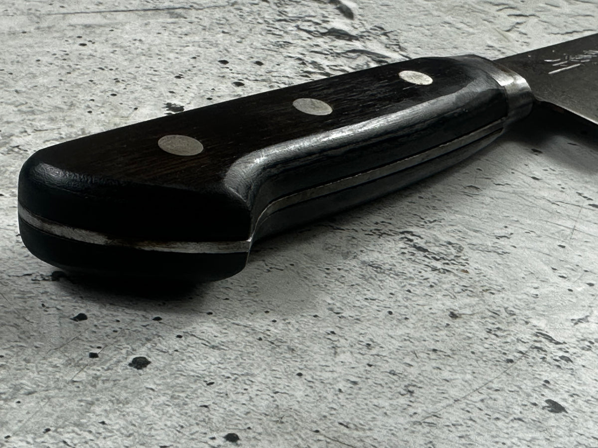 Vintage Sumidagawa Gyuto Knife 200mm Carbon Steel Wood Handle 2276