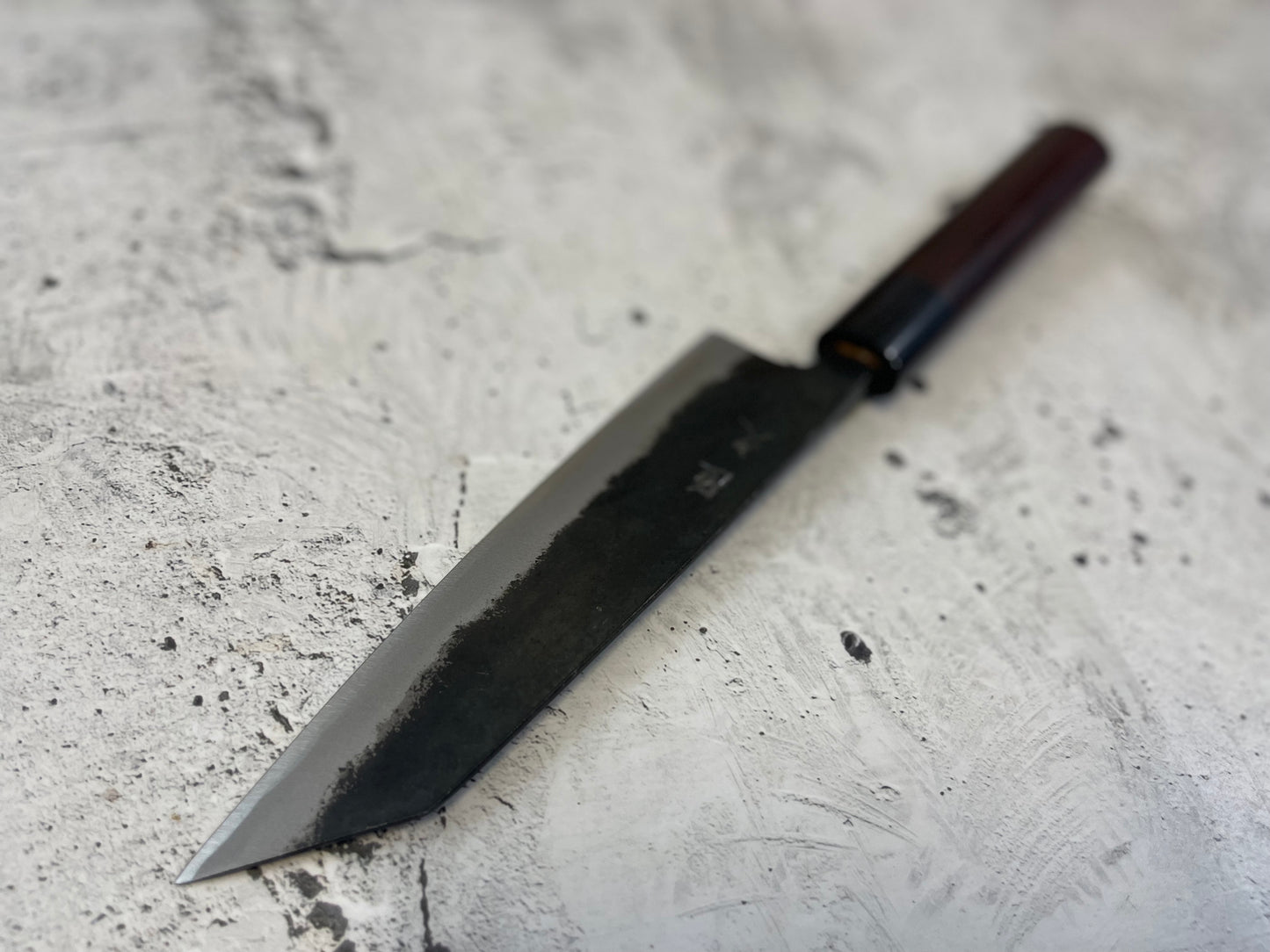 Tsunehisa Shirogami Kurochi Finish Bunka Knife 165mm - Made in Japan 🇯🇵