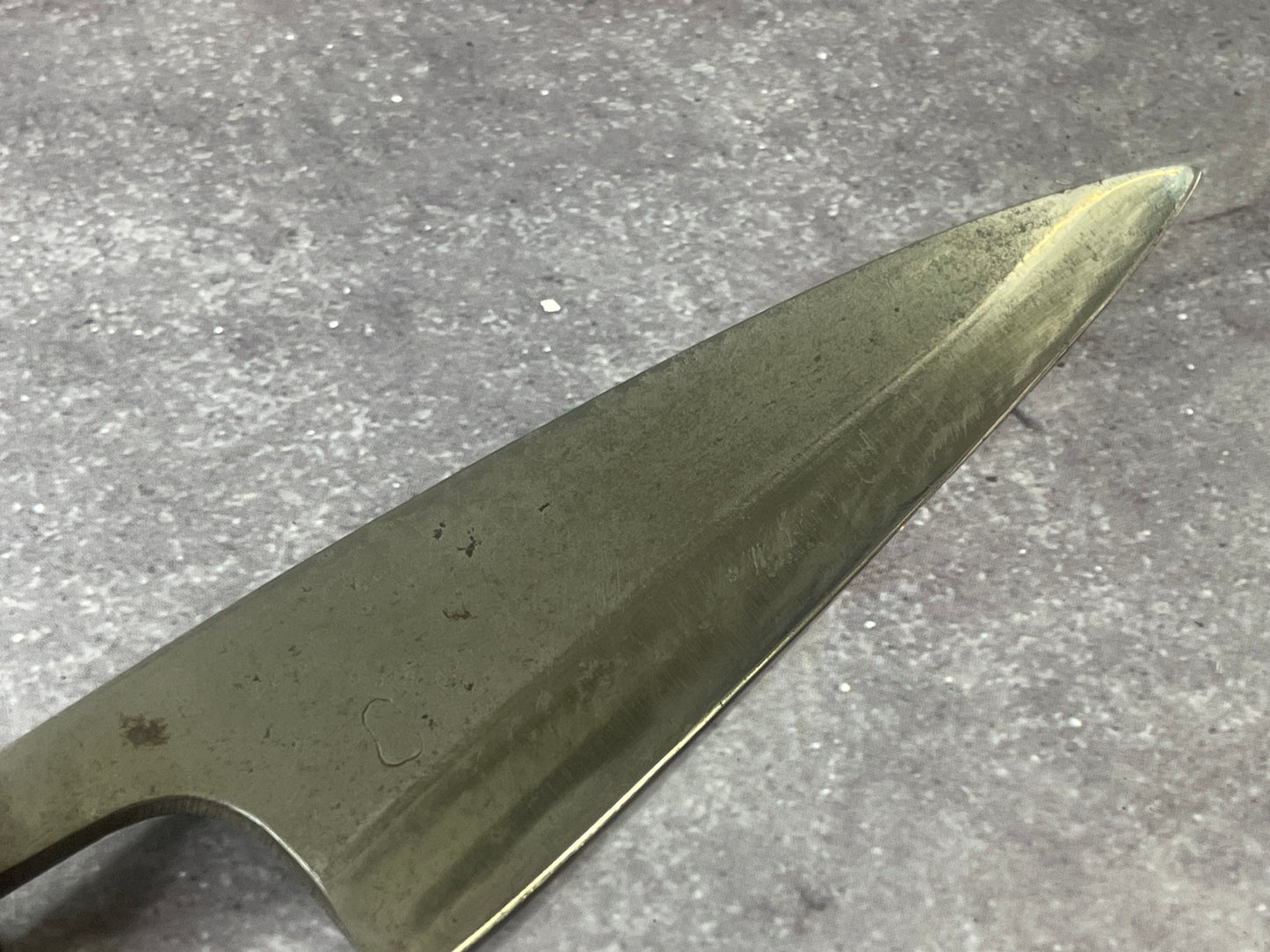 Vintage Japanese Funayuki Knife 130mm Made in Japan 🇯🇵 Carbon Steel 1671