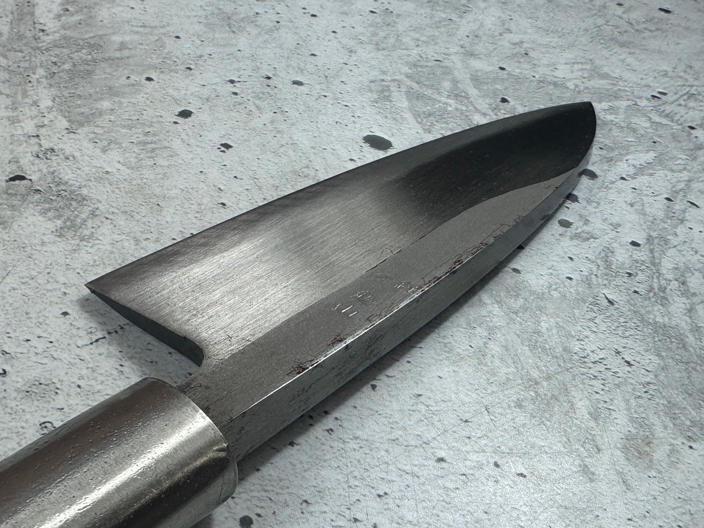 Vintage Sakai Takayuki Deba Knife 150mm Carbon Steel Original Box 2136