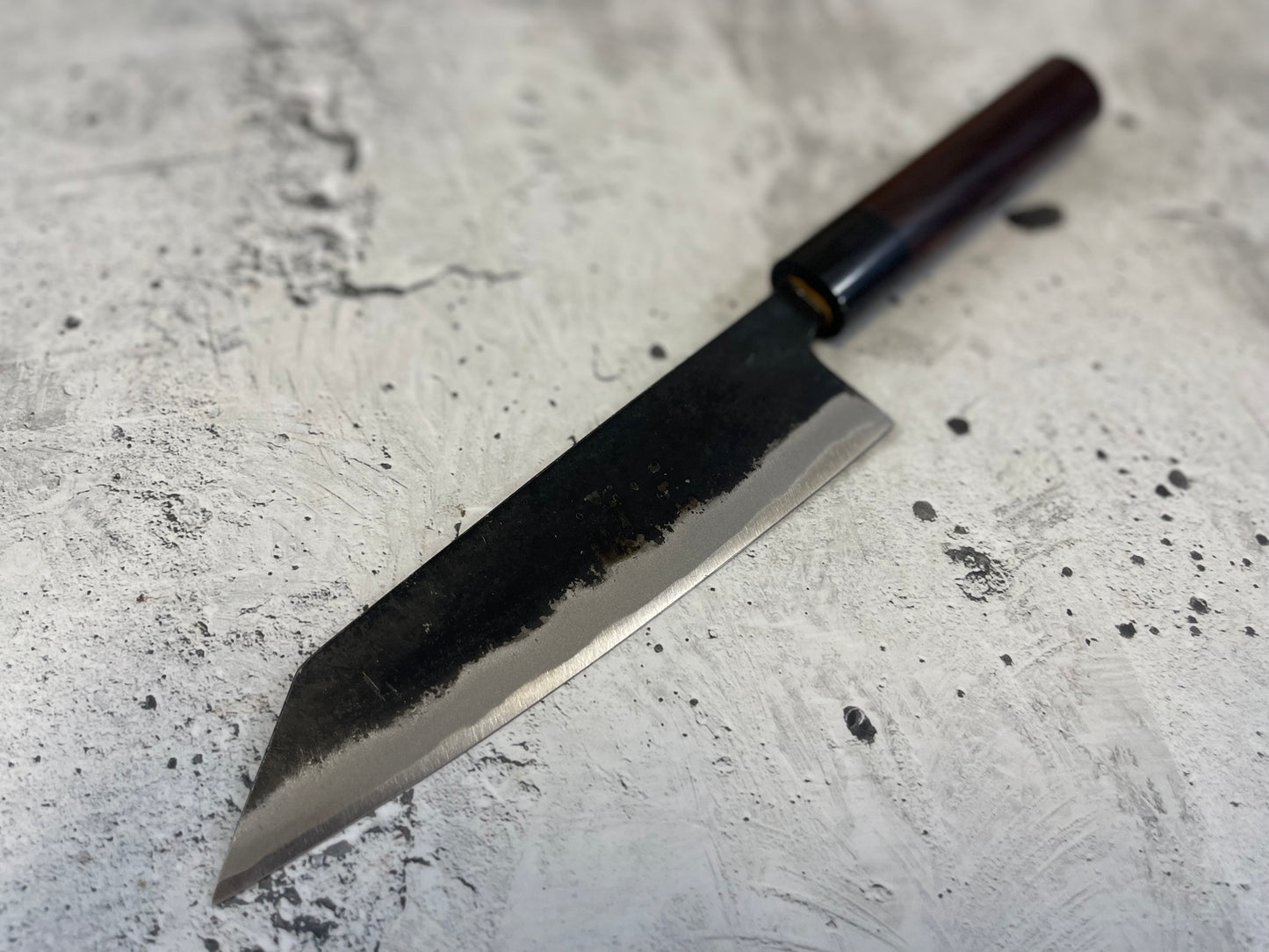 Tsunehisa Shirogami Kurochi Finish Bunka Knife 165mm - Made in Japan 🇯🇵