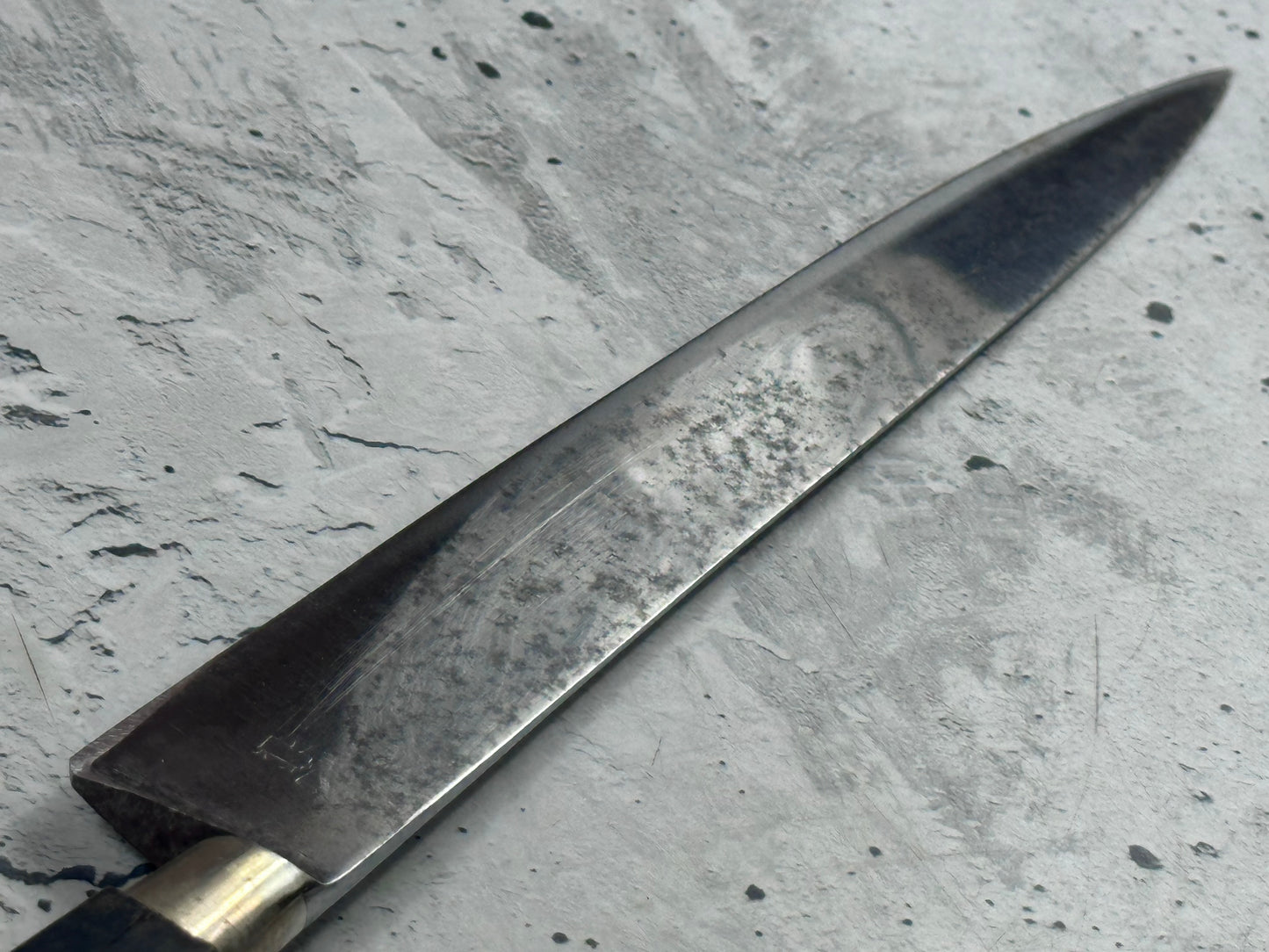 Vintage Sabatier Nogent Flexible Slicing Knife 230mm Carbon Steel 2186