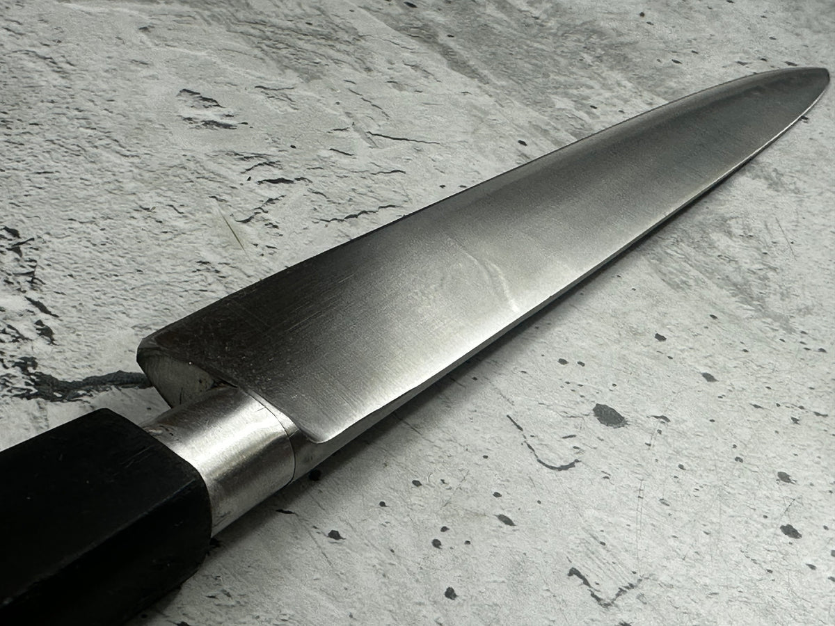 Vintage French Sabatier Nogent Style Slicing  Knife 240mm High Carbon Steel Wood Handle  2272