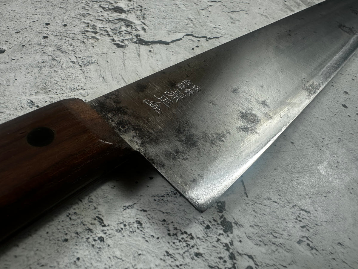 Vintage Minamoto Masakane Chef's Knife 300mm Carbon Steel 2299